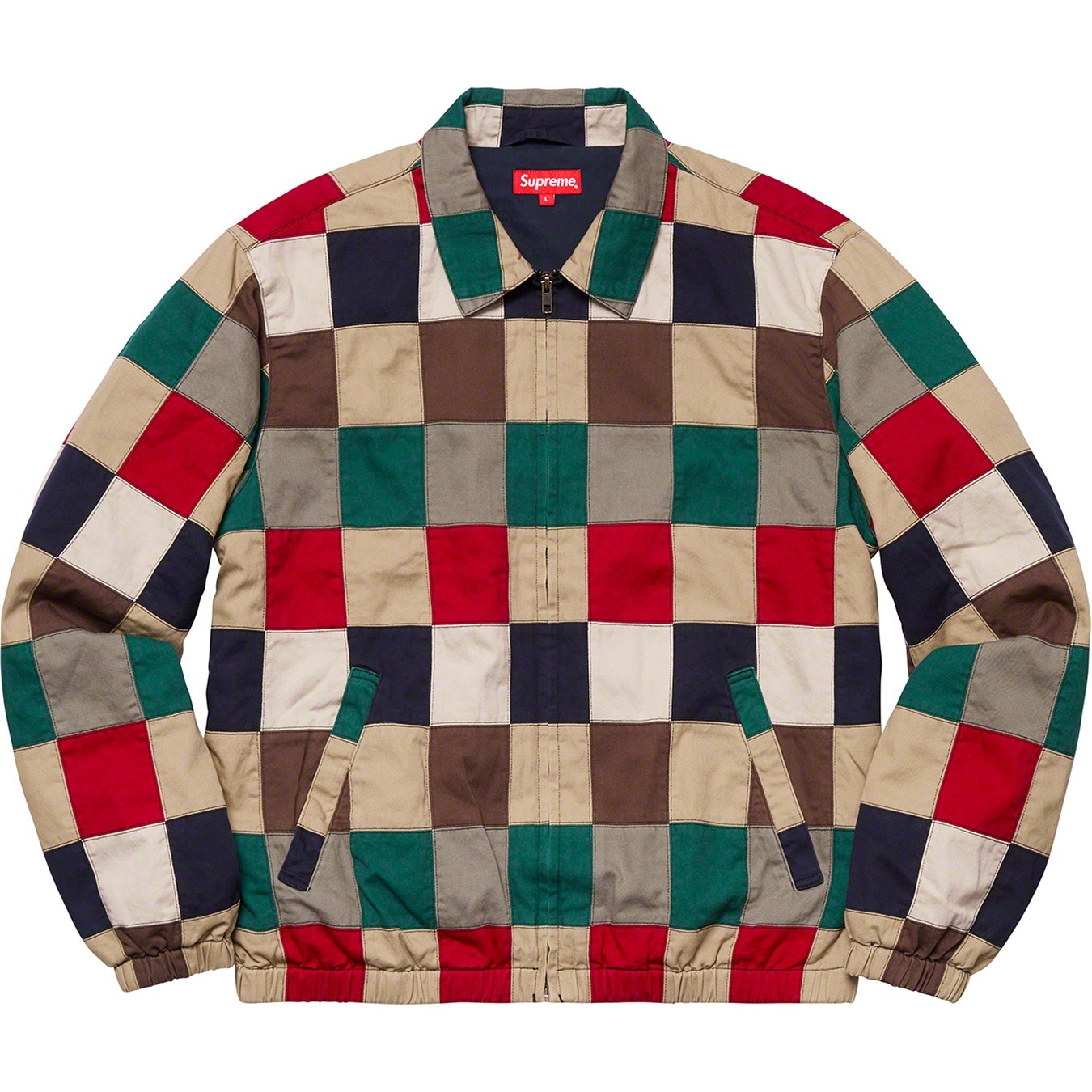 Patchwork Harrington Jacket view 8